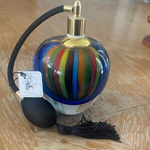 Murano Multicolor Glass Perfume Atomizer